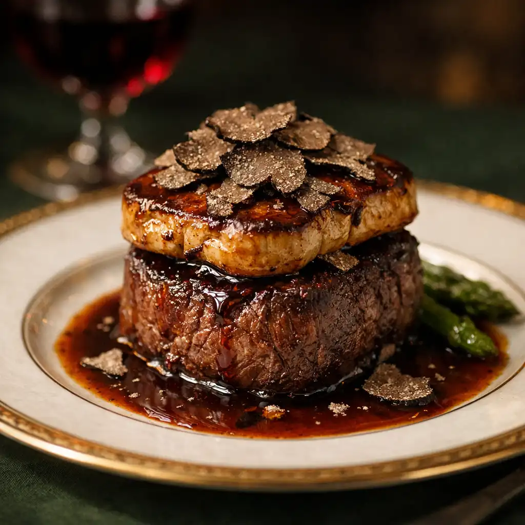 Filet de bœuf Rossini, plat signature du Chef Antoine Mercier
